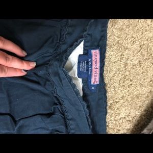 Vineyard vines blue scallop skirt